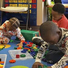 Toddlers with Blocks