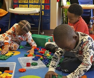 Toddlers with Blocks