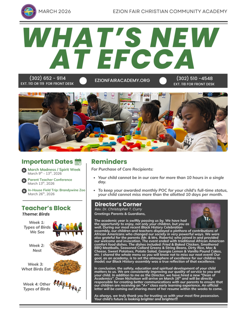 What’s New @ EFCCA March newsletter front page